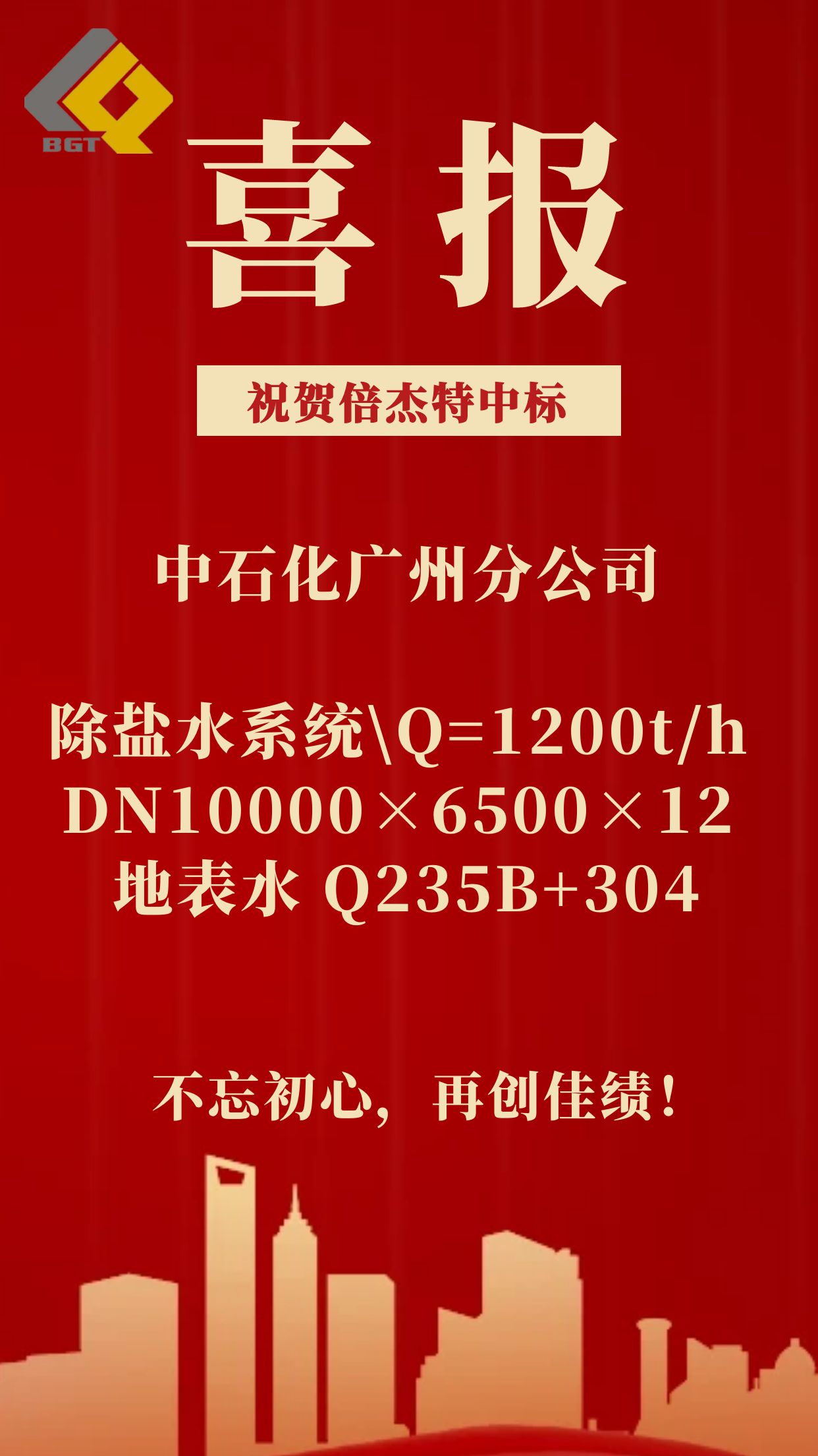 倍喜报 | 欧博ABG官网中标中石化昭通分公司除盐水系统！